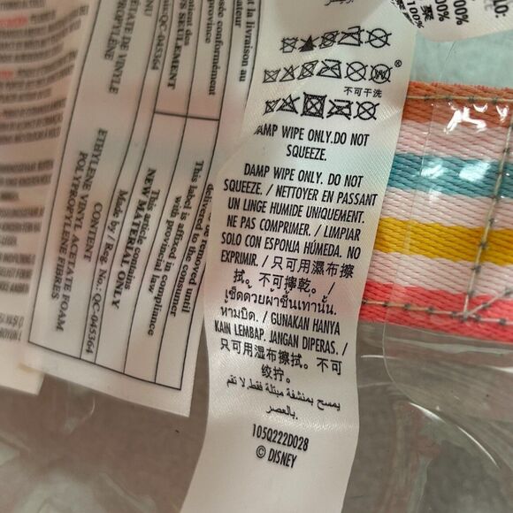 Disney Store The Little Mermaid Ariel Clear Swim Bag Purse Colorful Beach - Picture 13 of 16